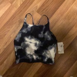 Old Navy Light Support Tie Dye Sports Bra (Size: M)